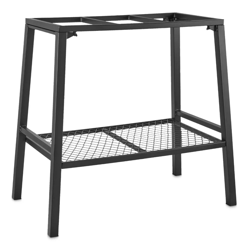 10-15 Gallon Steel Aquarium Stand, Black Fish Tank Accessories Accessoires Decor